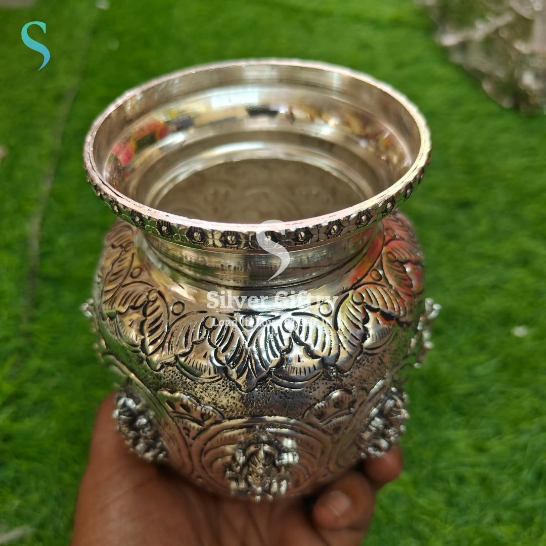 Antique Lakshmi 3D model kalsha 6"