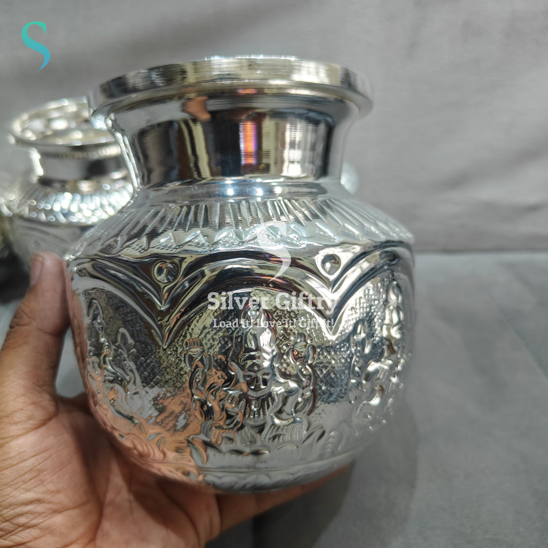 Ashtalakshmi Design kalsha 6inch