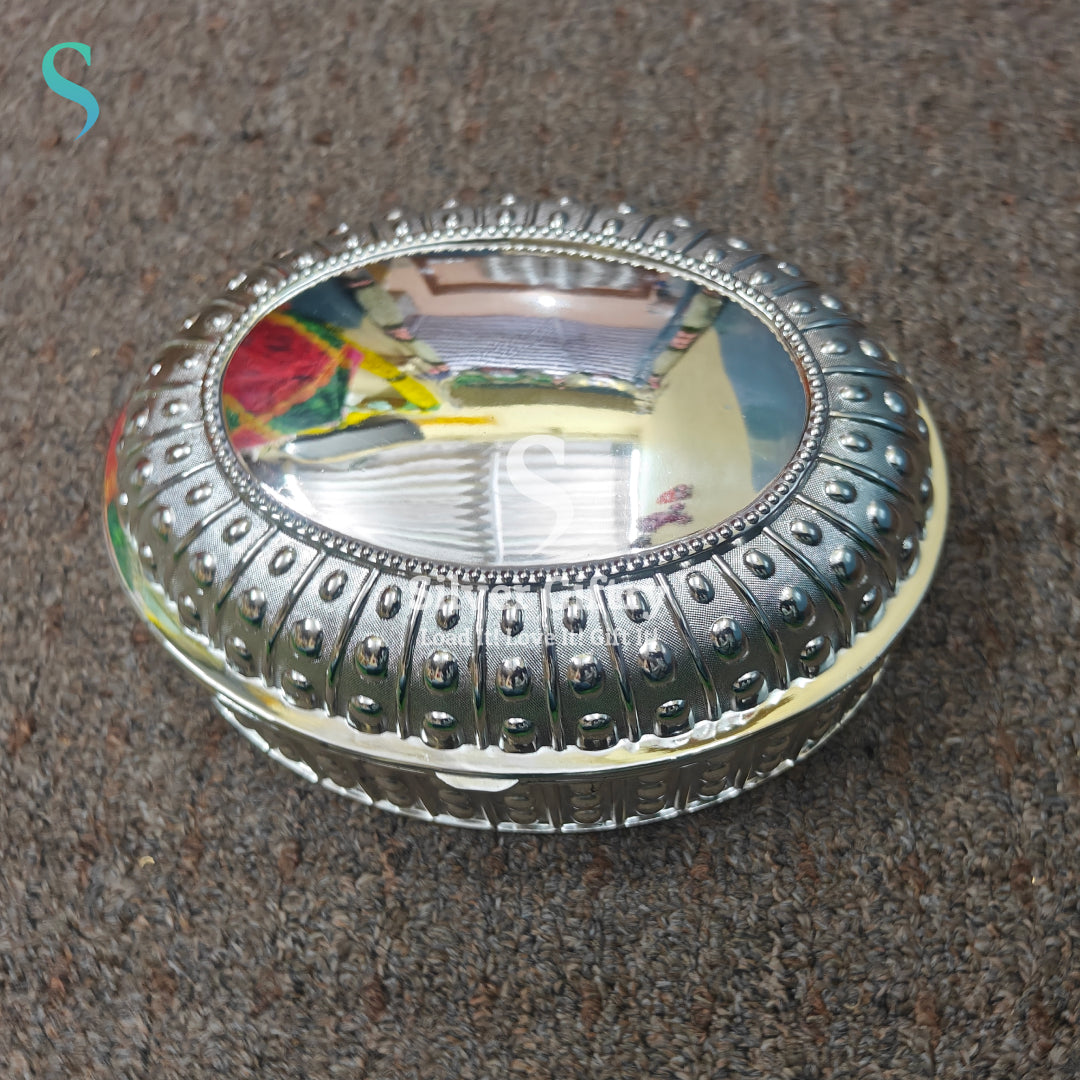Imported German silver jewellery box 10"