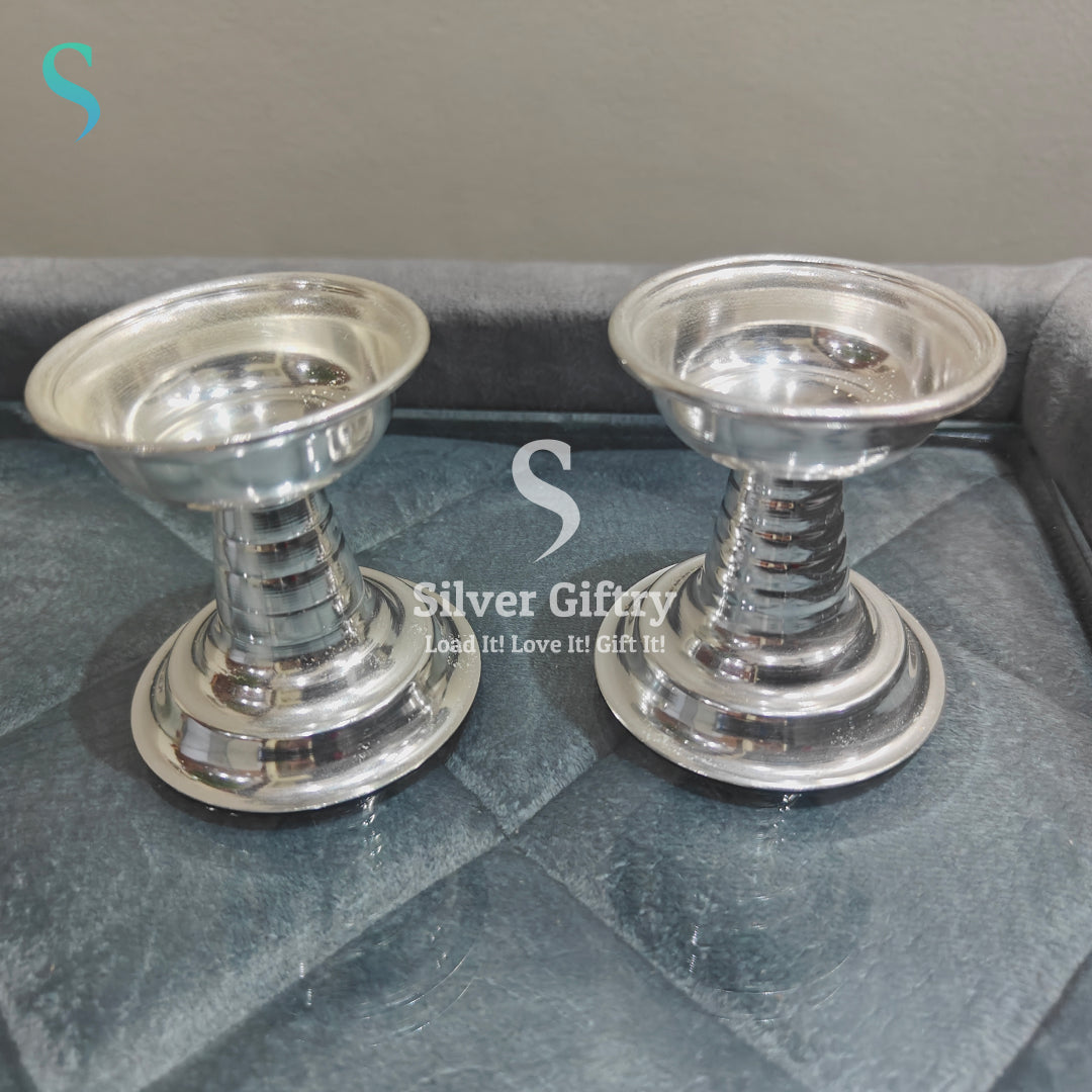 GS Tube Diya Pair 2.8"