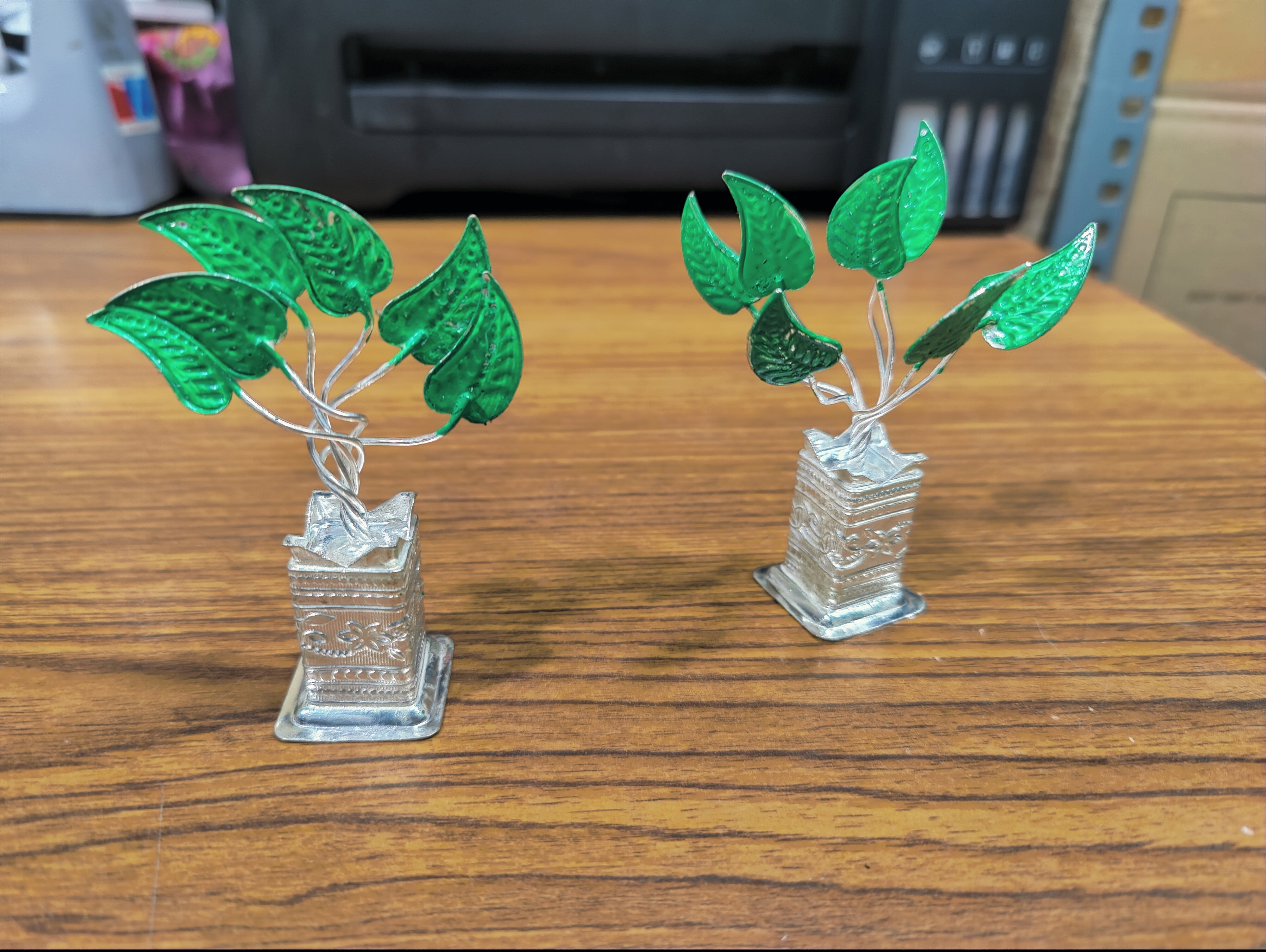 3.5" German Silver Tulsi Miniatures