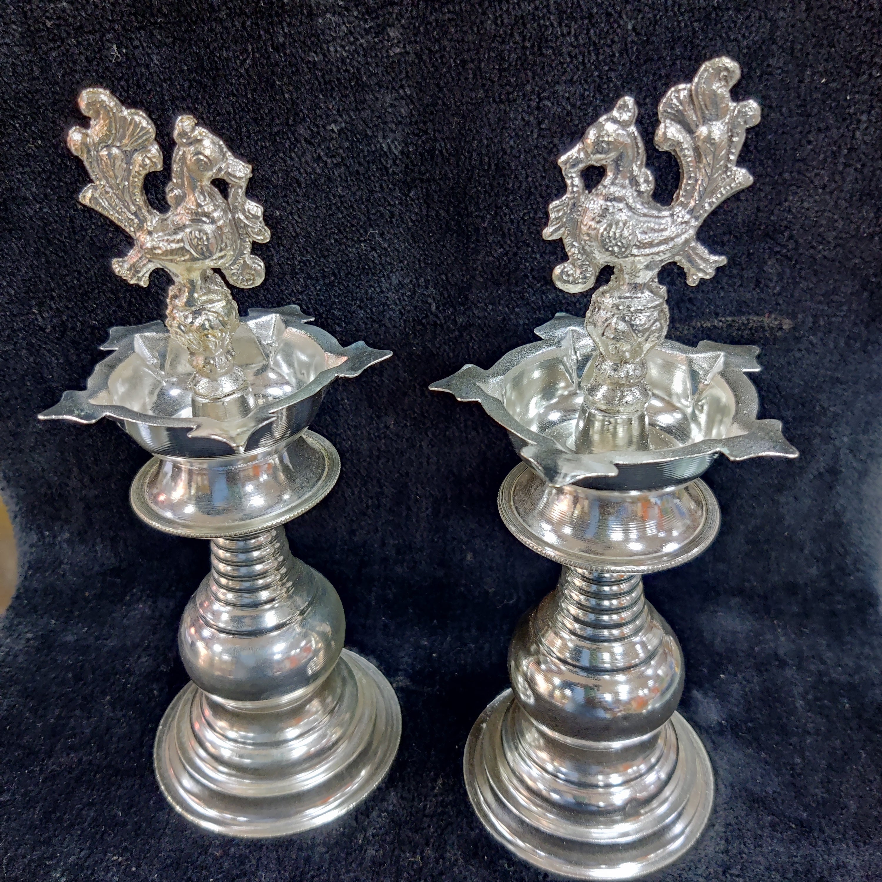 German Silver 7.5" Deepak Pair