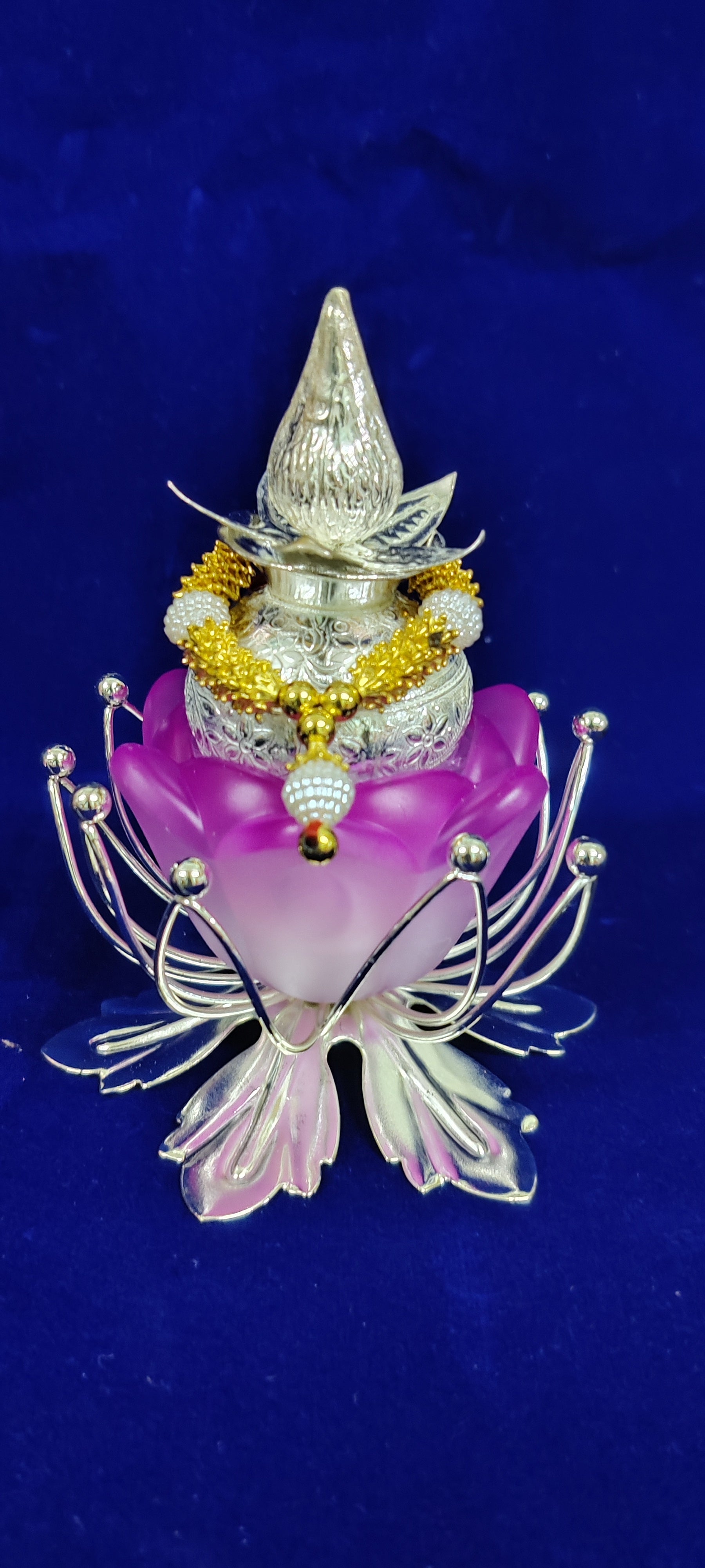 Imported Kalsha Set With Mala (Princess Peach)