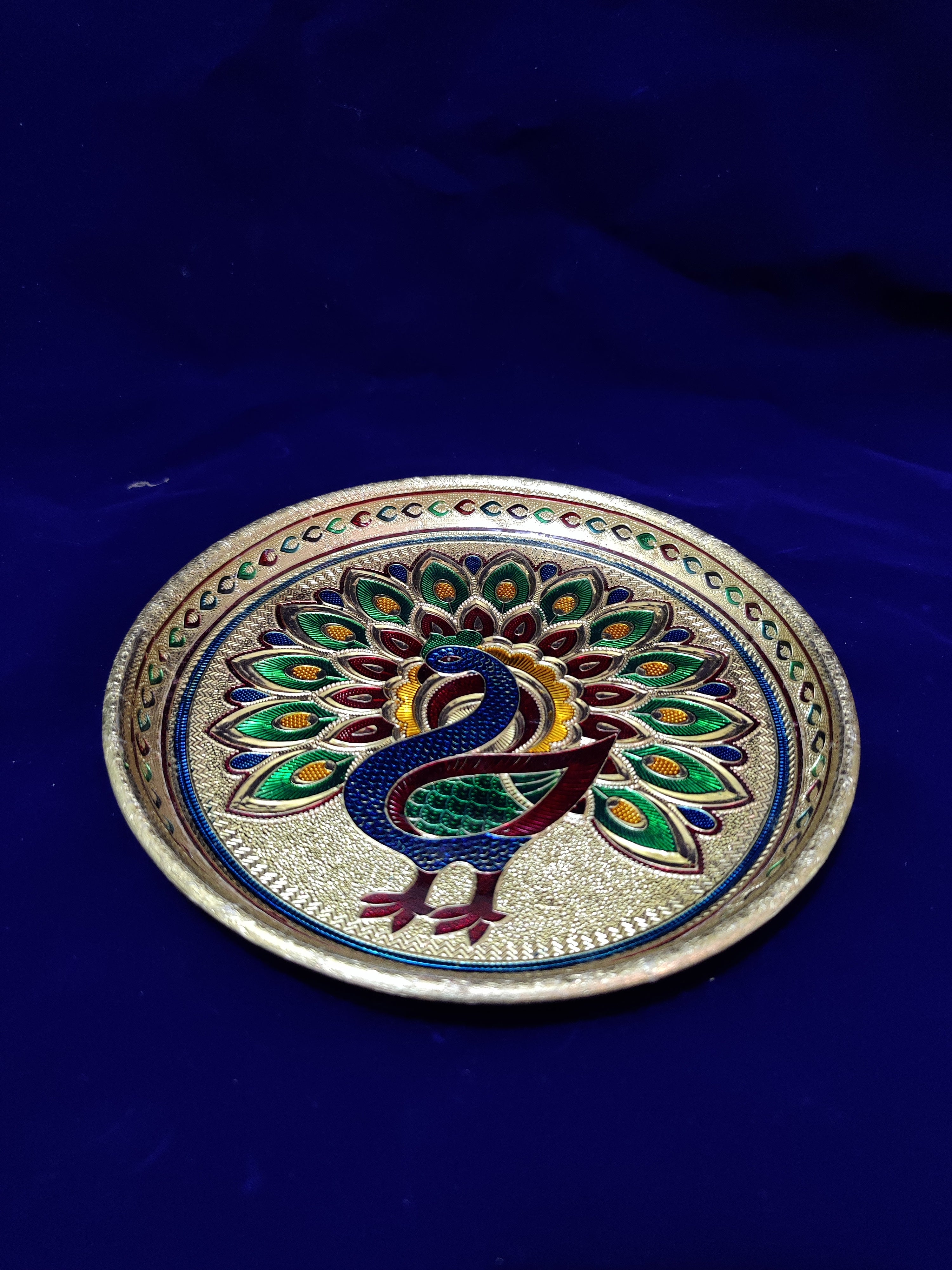Meenakari Plate 11"