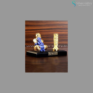 24kr Gold Ganesha With Pen Stand | Silver Giftry | SGT20K021