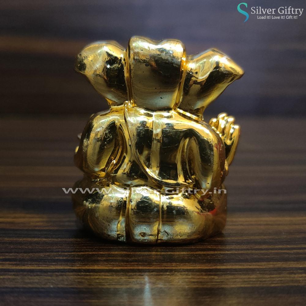 24kr Pure Gold Ganesha Idol Gift | Silver Giftry | SGT20K022