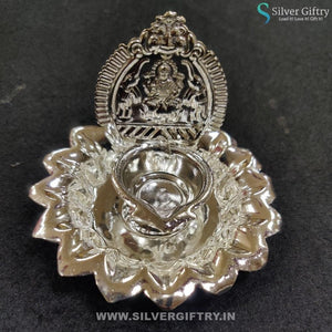 3" Kamakshi Deepam | Silver Giftry | SGT20K026