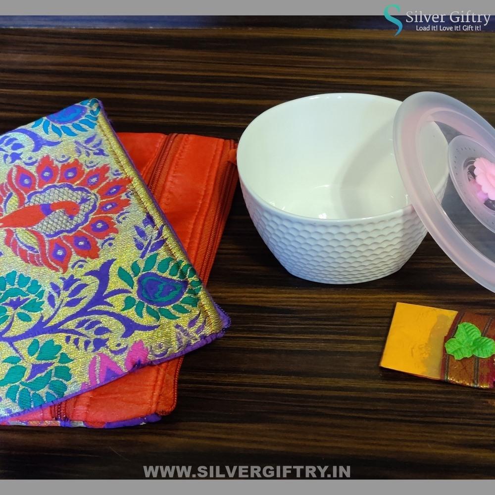 4x4" Imported Dryfruit Box | Silver Giftry | SGT20K042