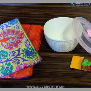 4x4" Imported Dryfruit Box | Silver Giftry | SGT20K042
