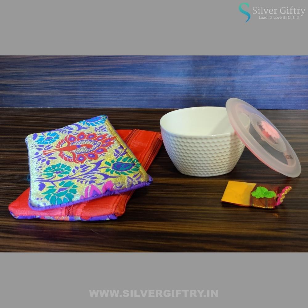4x4" Imported Dryfruit Box | Silver Giftry | SGT20K042