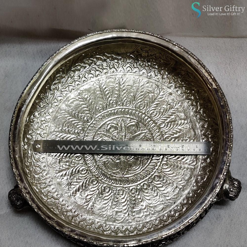 Antique 12" Urli Elephants Leg Design | Silver Giftry | SGT20K059