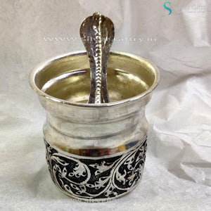 Antique 4" Panchpatra | Silver Giftry | SGT20K063