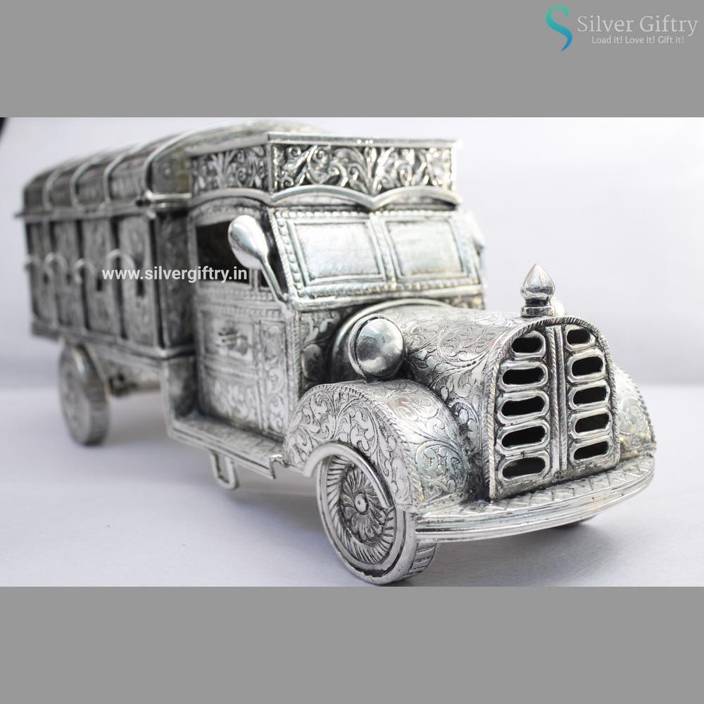Antique German Silver Truck Cash Box | Silver Giftry | SGT20K077