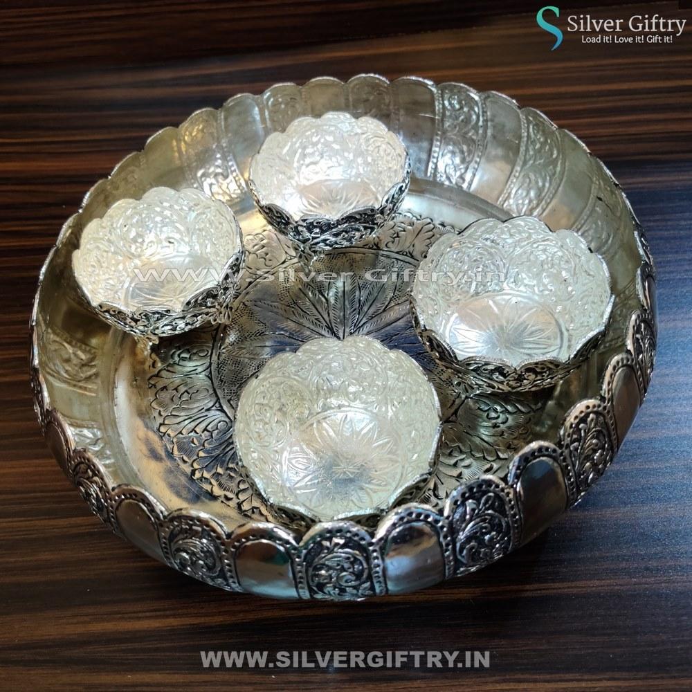 Antique Urli Bowl Set | Silver Giftry | SGT20K087