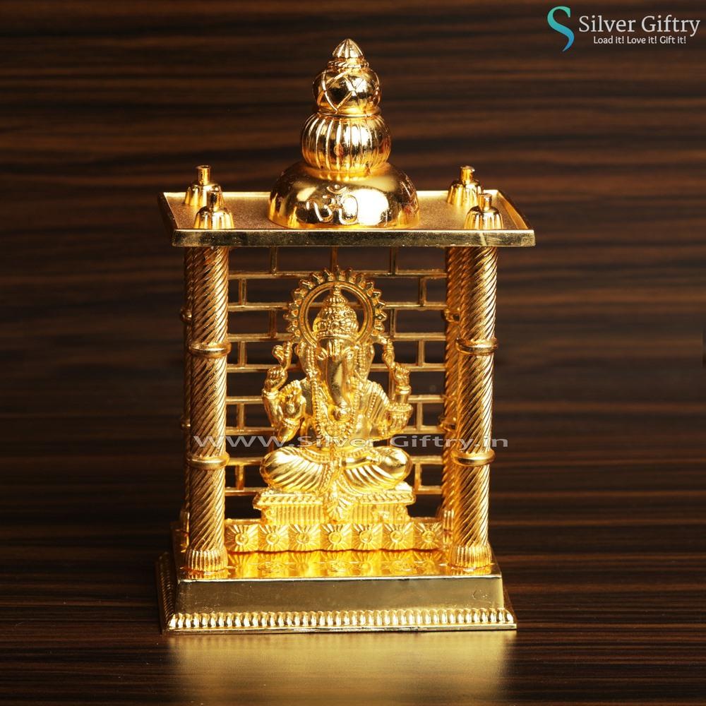 Beautiful Ganesha Temple | Big | Silver Giftry | SGT20K100