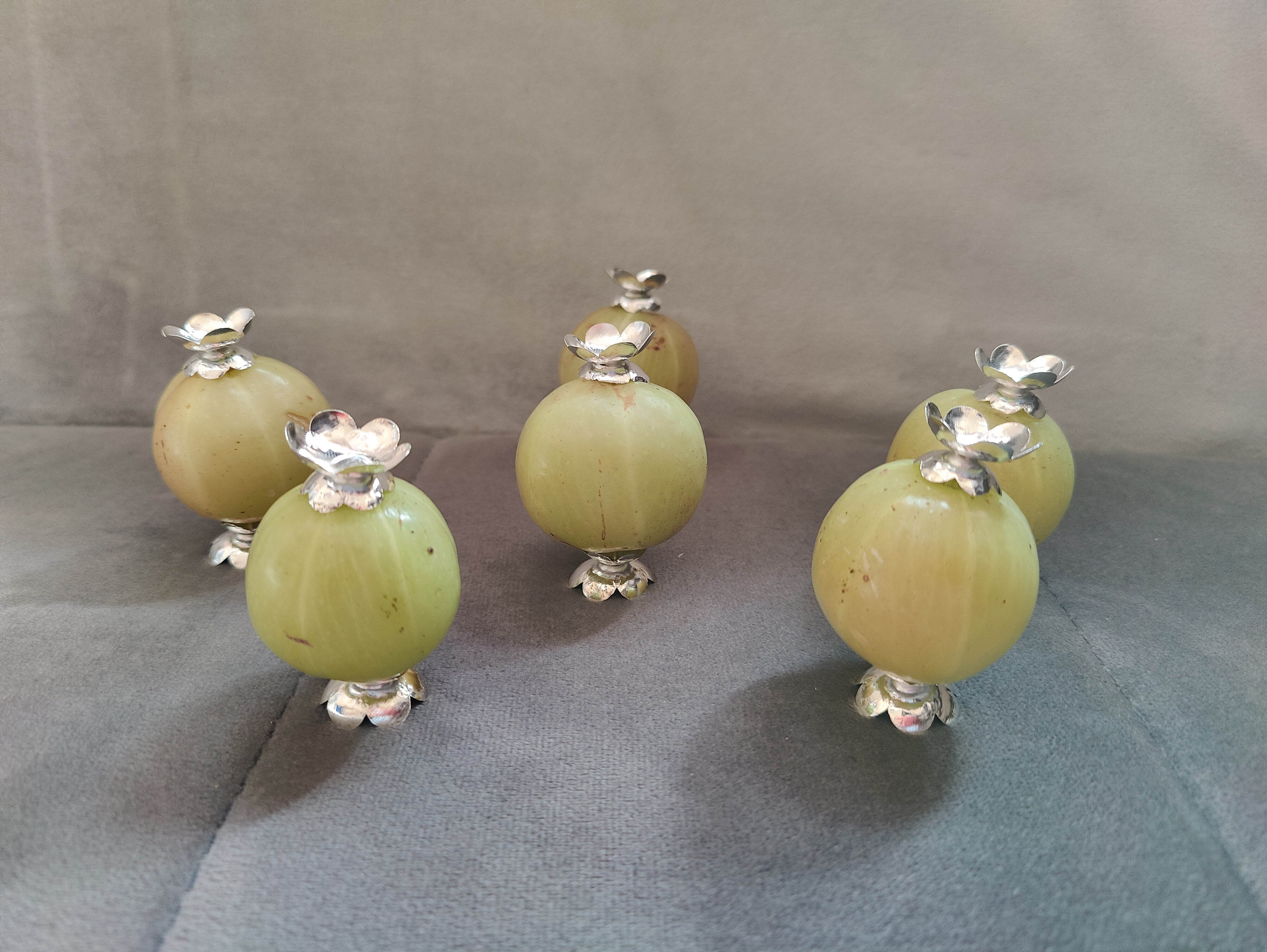 GS Amala Silver Diyas (set of 12pcs)