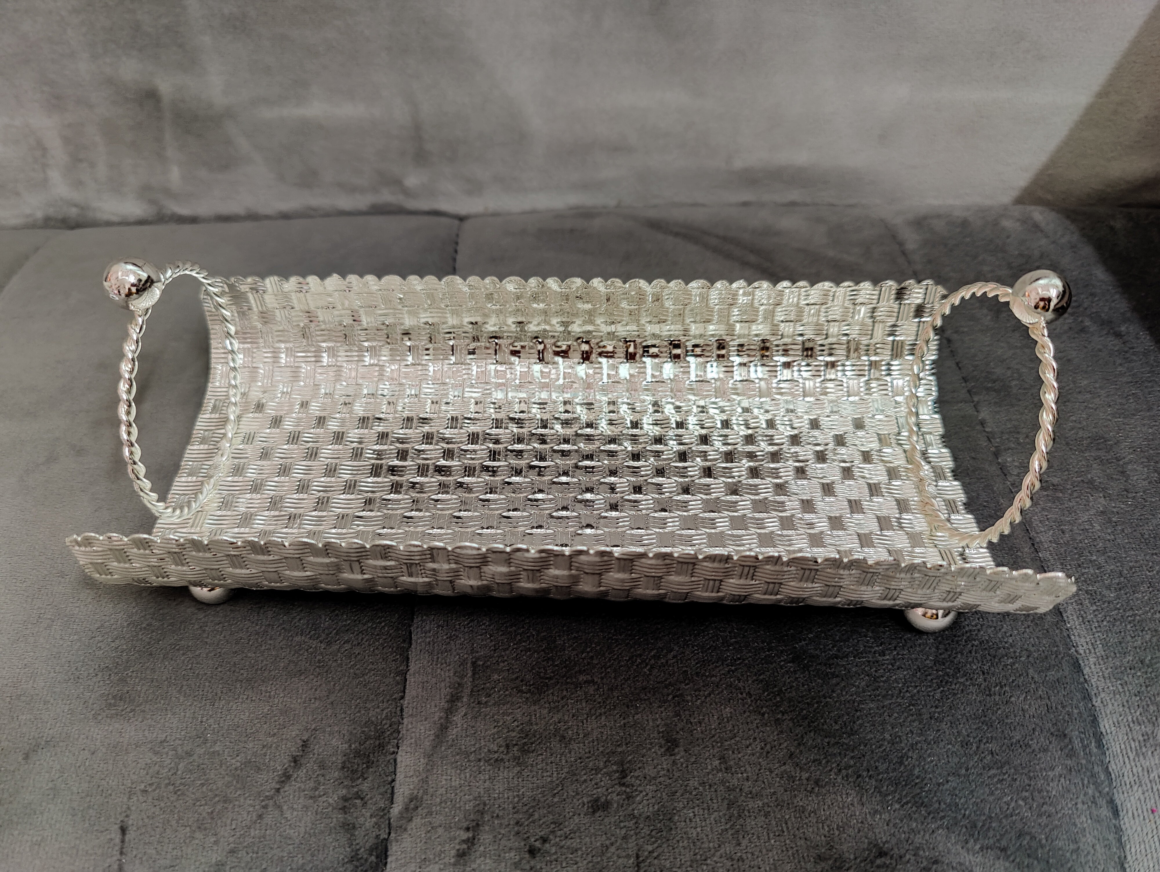 Imported GS Dryfruit Tray 9"