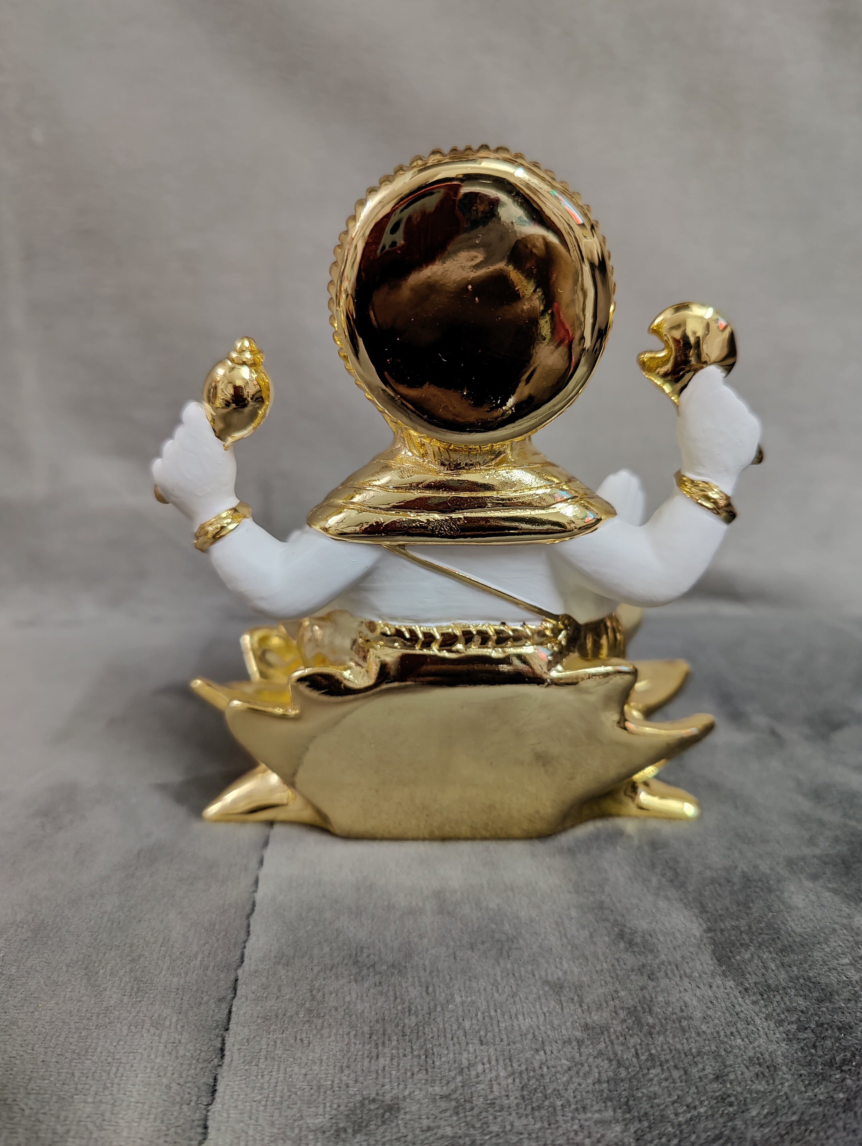 Lucky Lotus Ganesh idol 5"