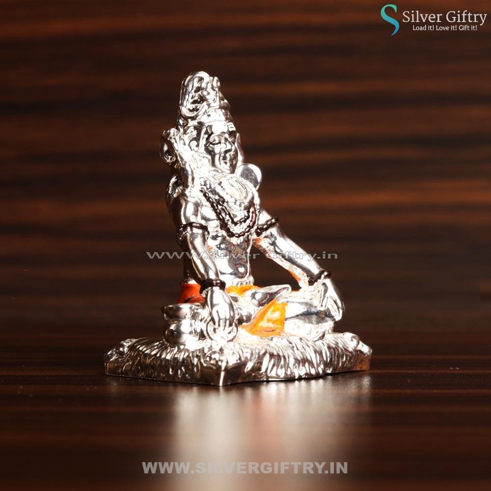 Beautiful Mahashiva Idol Gift 2" | Silver Giftry | SGT20K103