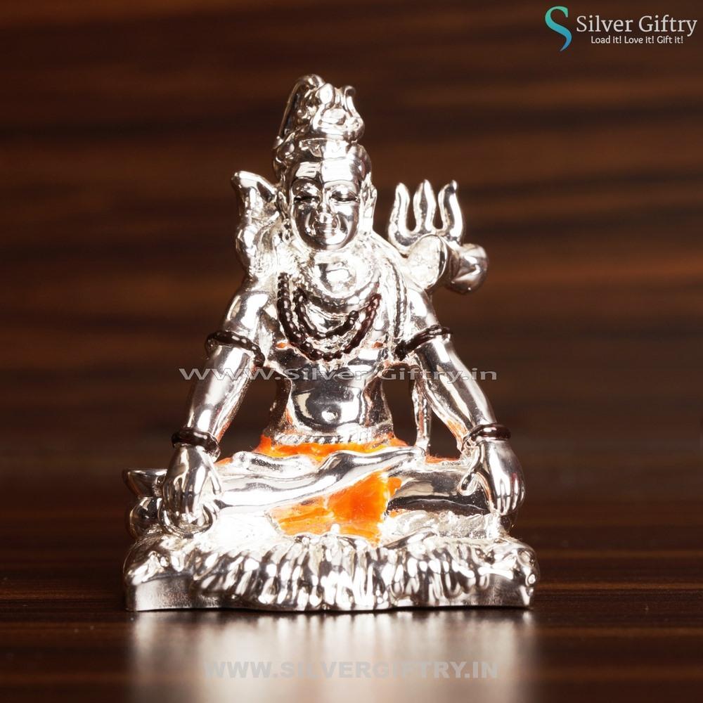 Beautiful Mahashiva Idol Gift 2" | Silver Giftry | SGT20K103