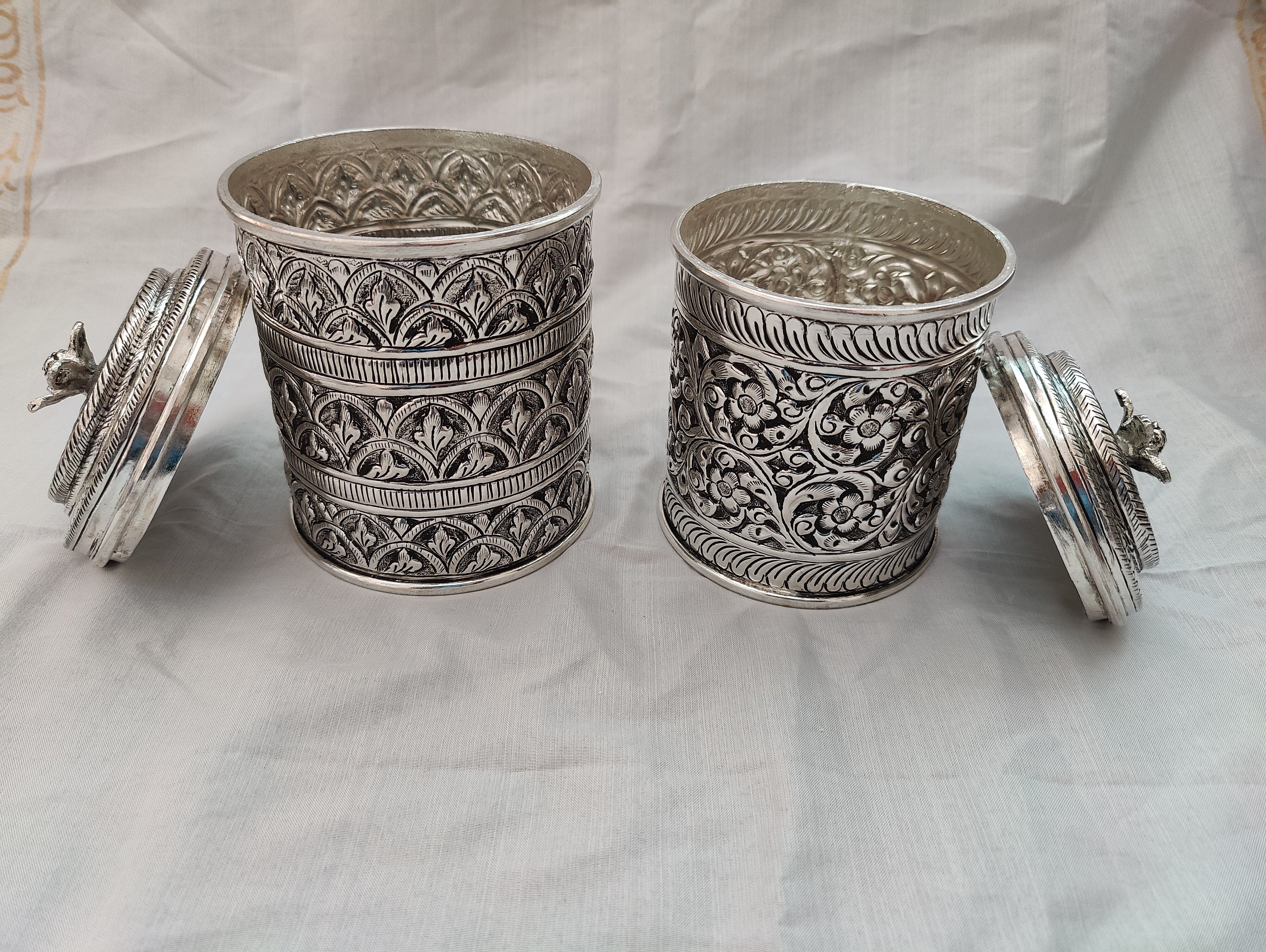 GS Imported Antique Dabbis (set of 2) 7.5" & 6"