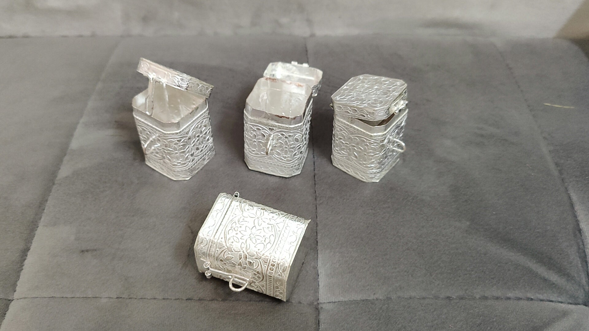 German Silver Dabbis (Set of 4)