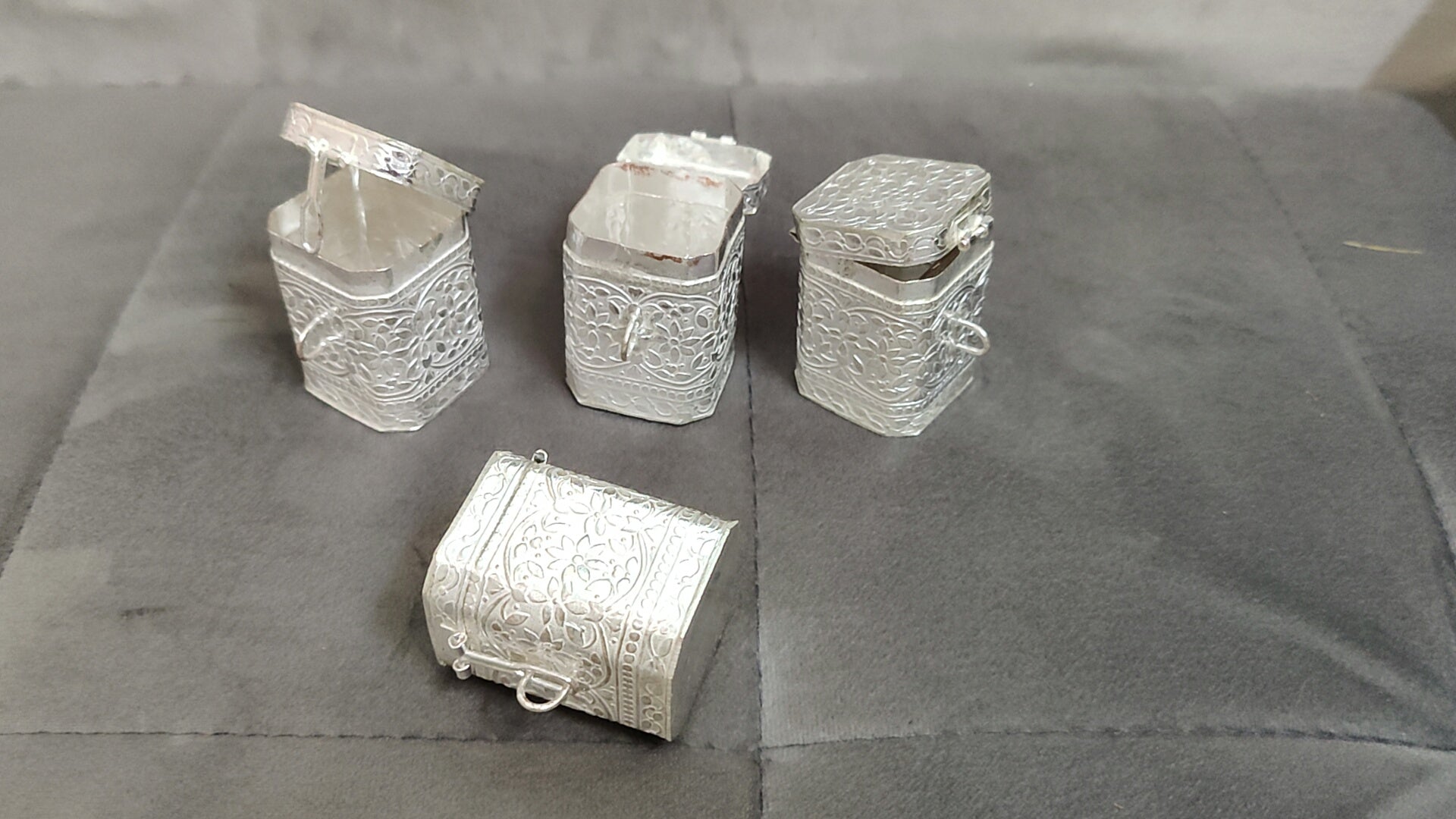 German Silver Dabbis (Set of 4)