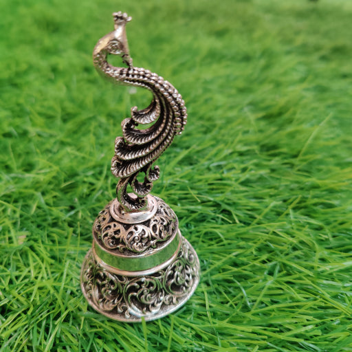 GS Antique Peacock Design Bell 4"
