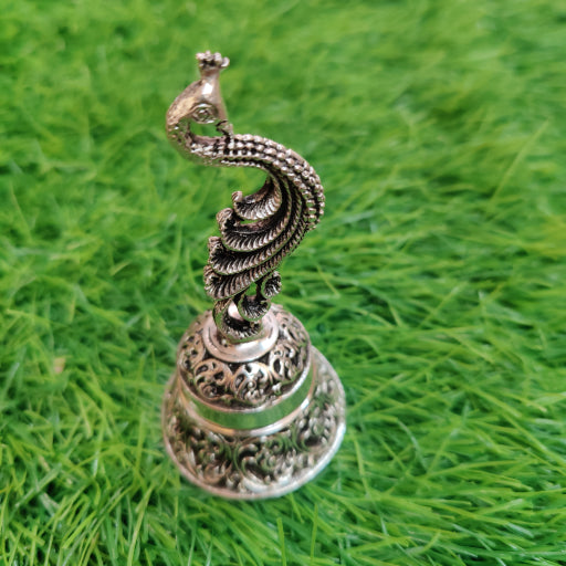 GS Antique Peacock Design Bell 4"