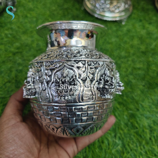 Antique Asthalakshmi Kalsha 4.5"
