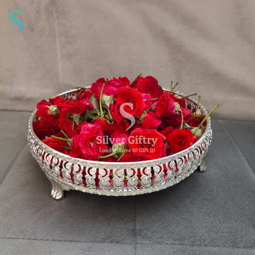 Imported German Tray with Stand 10"