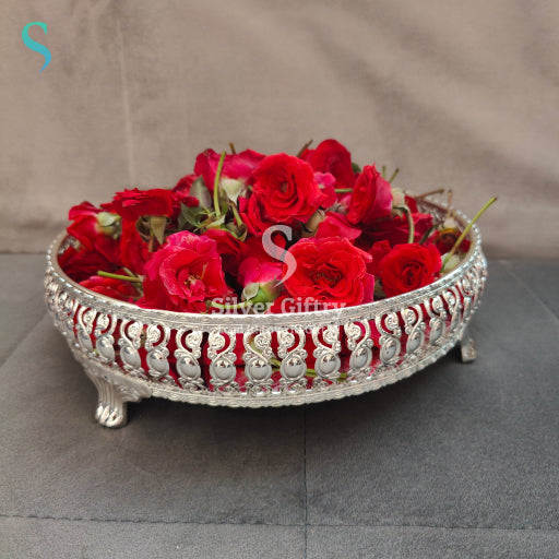 Imported German Tray with Stand 10"