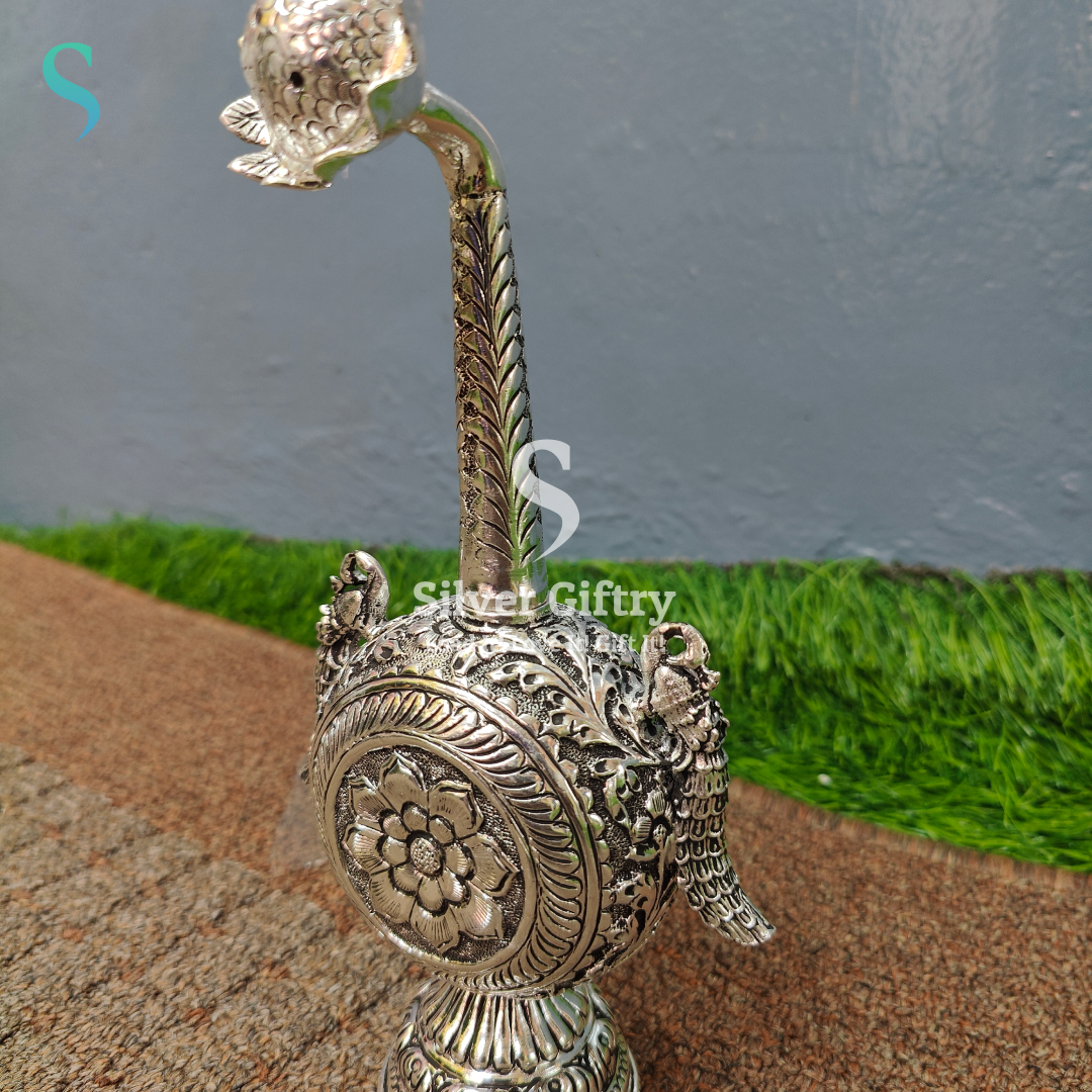 GS Antique Peacock Design Paneer Dispenser 12-13"