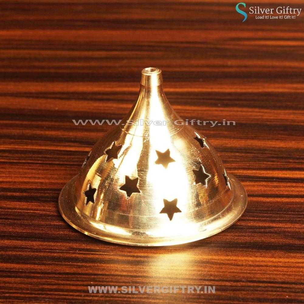 Brass Crystal Diya Gift | Silver Giftry | SGT20K111