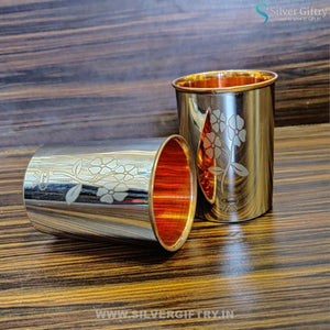Copper Glasses 4" 2 pcs | Silver Giftry | SGT20K128