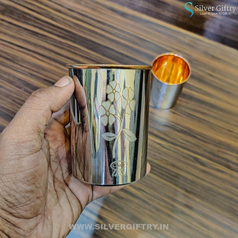 Copper Glasses 4" 2 pcs | Silver Giftry | SGT20K128