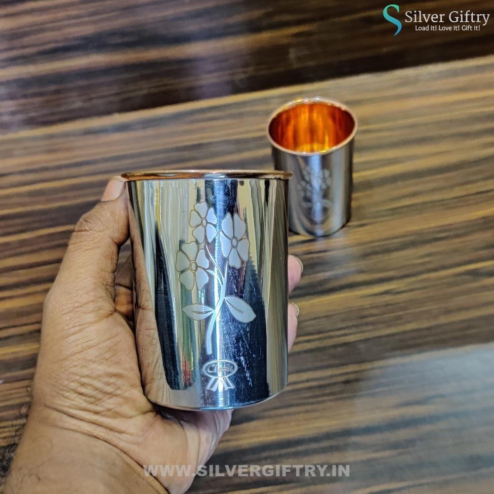 Copper Glasses 4" 2 pcs | Silver Giftry | SGT20K128