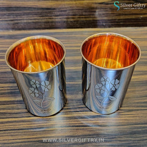 Copper Glasses 4" 2 pcs | Silver Giftry | SGT20K128