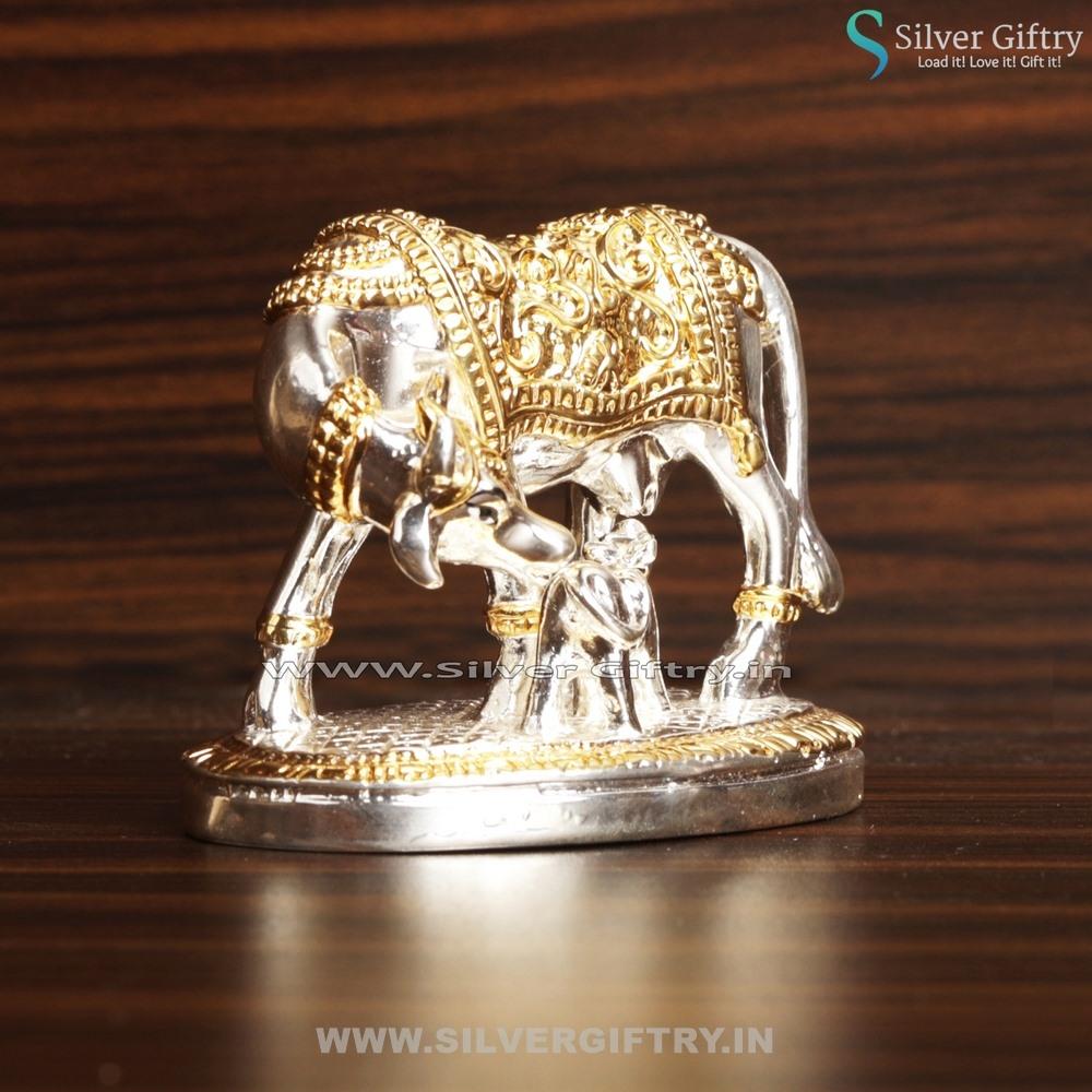 Cow and Calf 2.25" | Silver Giftry | SGT20K129