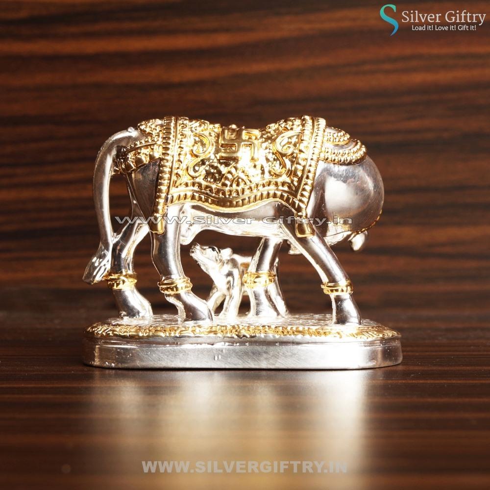 Cow and Calf 2.25" | Silver Giftry | SGT20K129
