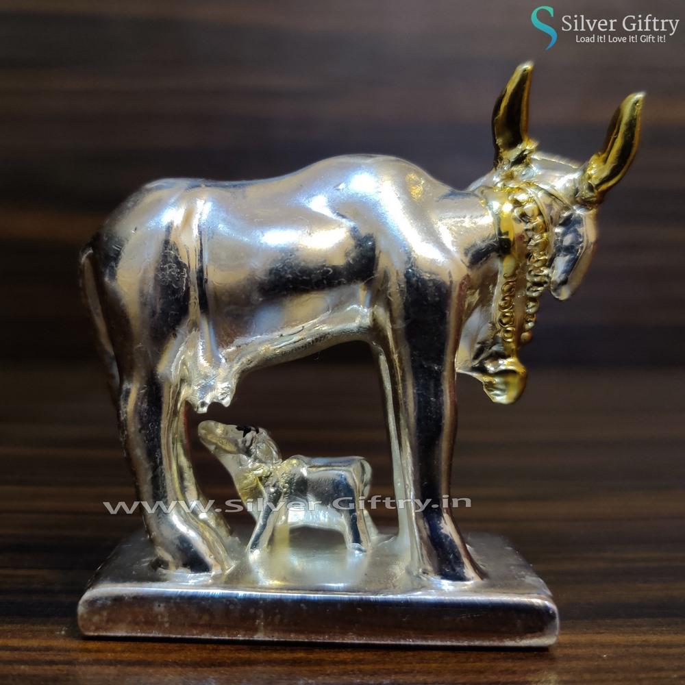Cow and Calf Idols 2.5" | Silver Giftry | SGT20K131