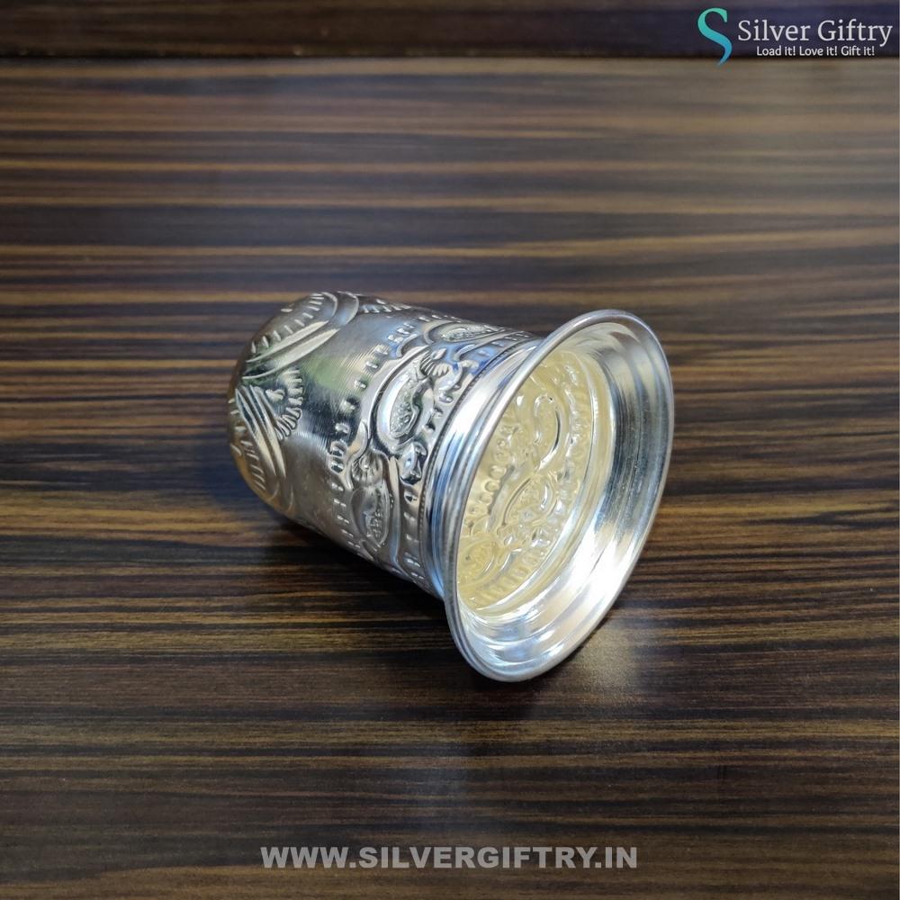 German Silver 4" Glass | Silver Giftry | SGT20K182
