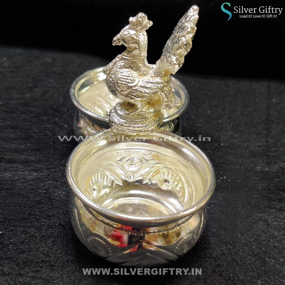 German Silver Big Size 2 Cup Panchwala | Silver Giftry | SGT20K215