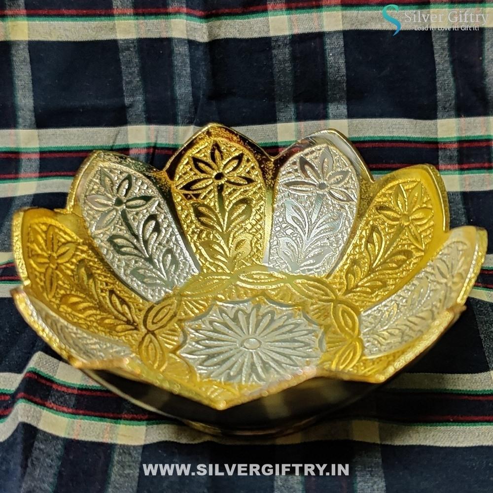 German Silver Kamala Bowl 3.5" | Silver Giftry | SGT20K251