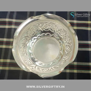 German Silver Kumkum Bowl 4" | Silver Giftry | SGT20K253