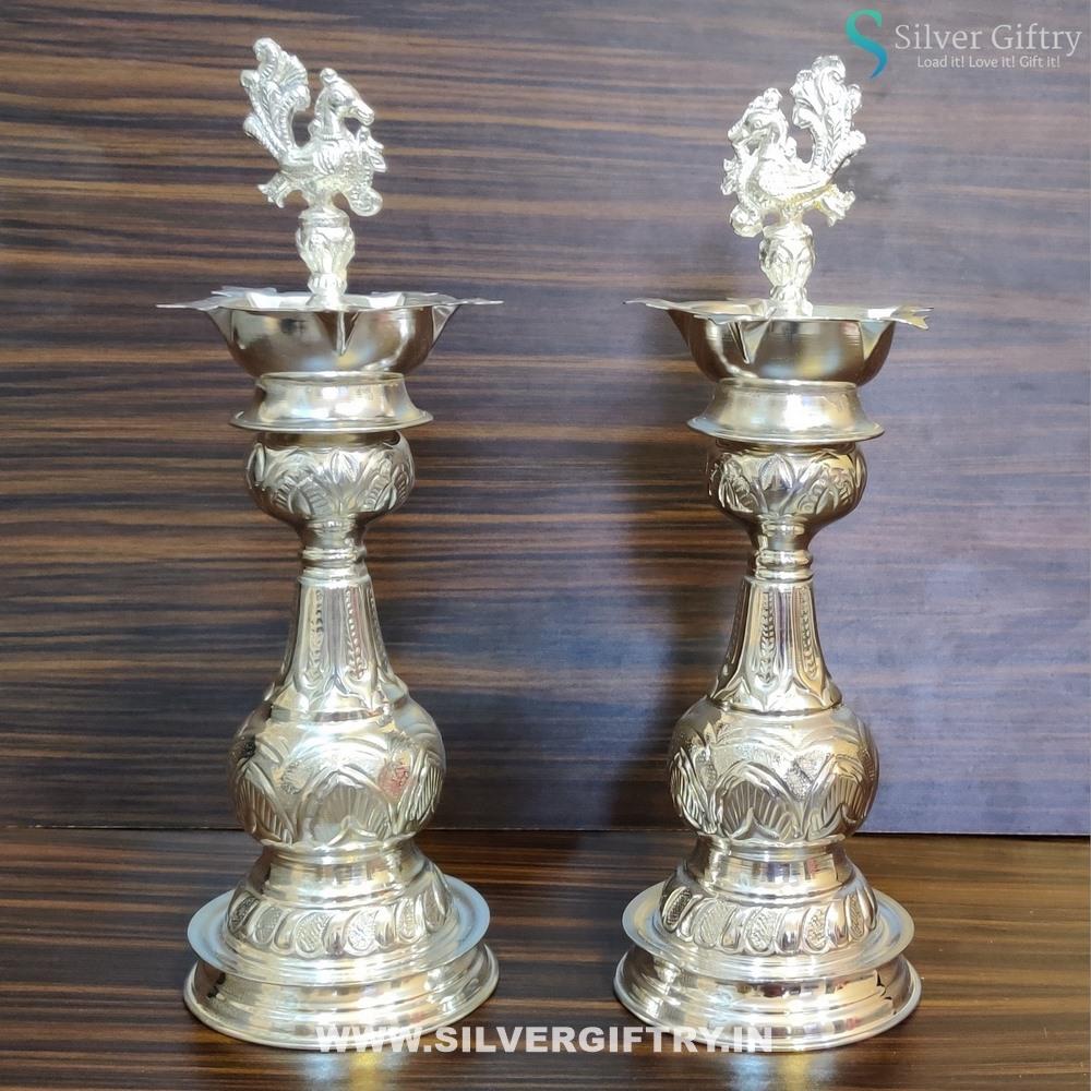 German Silver Madhu Deepa 13" | Silver Giftry | SGT20K283