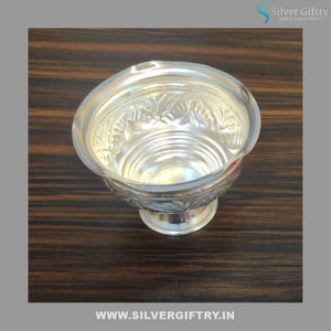 German Silver Nakas Kumkum Bowl | Silver Giftry | SGT20K287