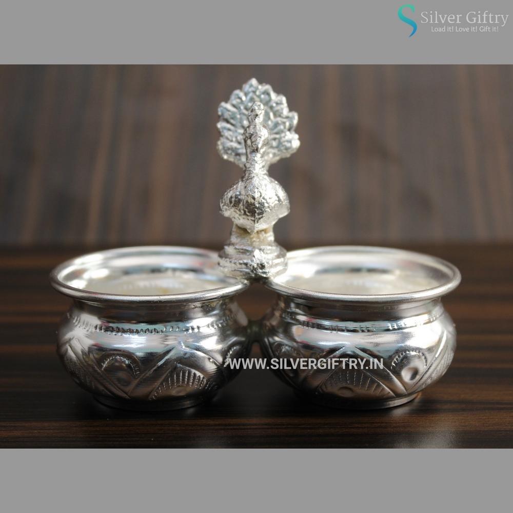 German Silver Peacock Panchwala | Silver Giftry | SGT20K294