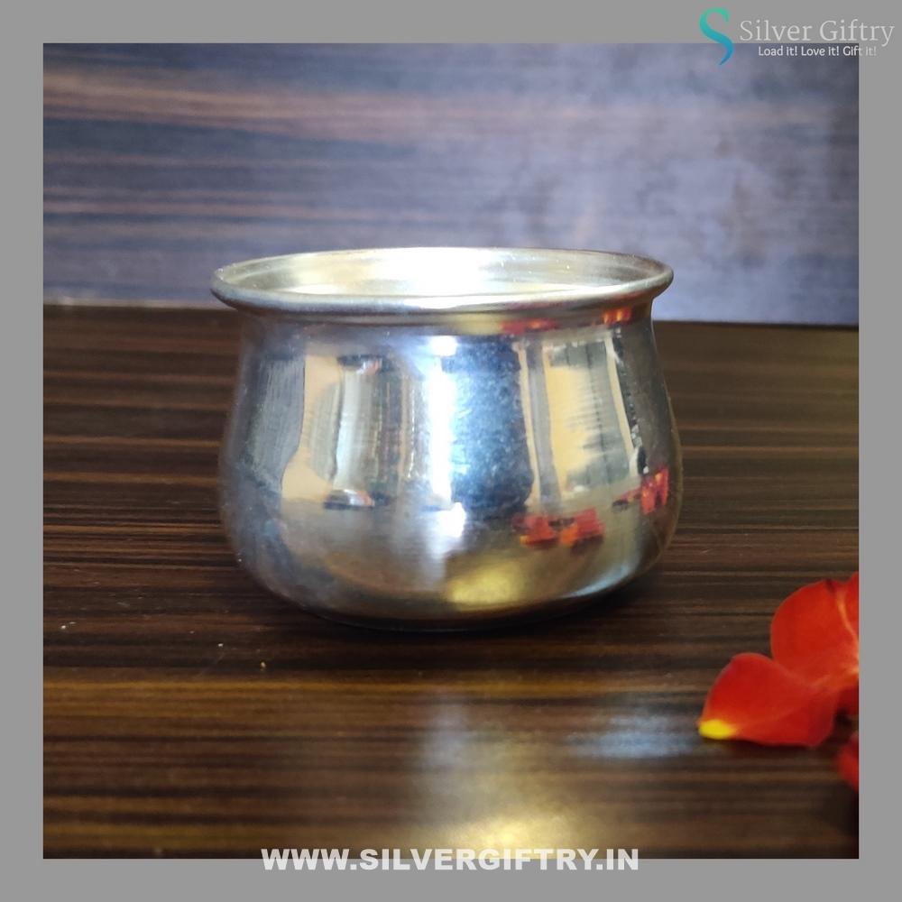 German Silver Plain Dasaya Bowl | Silver Giftry | SGT20K297