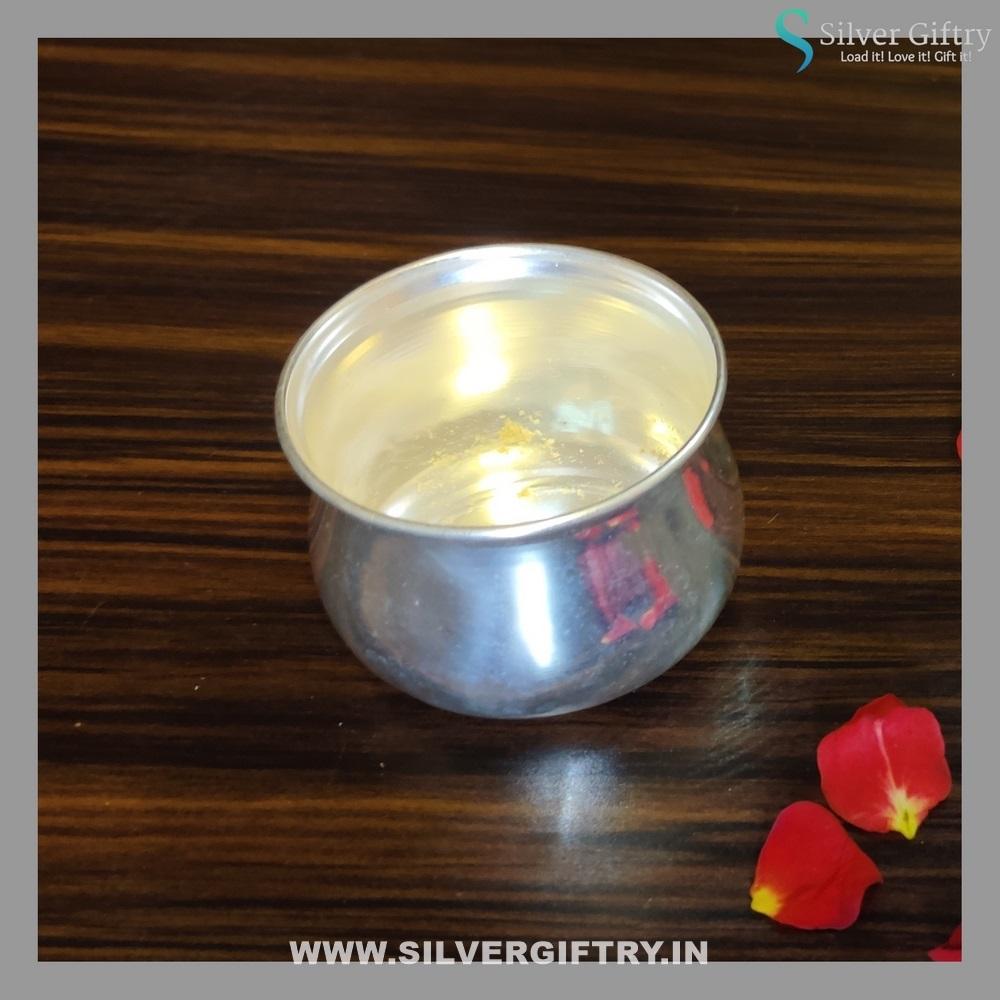 German Silver Plain Dasaya Bowl | Silver Giftry | SGT20K297
